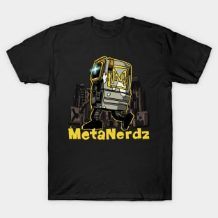 MetaNErdz Original Gonk Design Outlined in Yellow T-Shirt